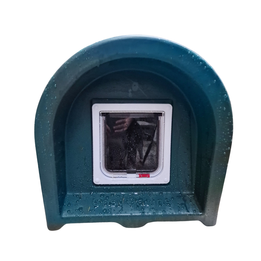 Kitty Cabin Weatherproof with Factory Fitted Cat Flap