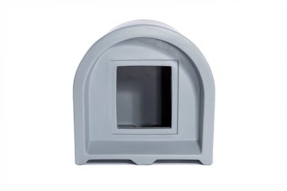 Light Grey Kitty Cabin front